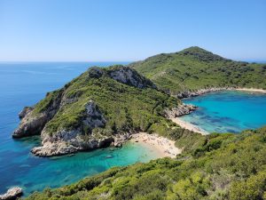Visiter Corfou, l'île d'émeraude Porto Timoni beach