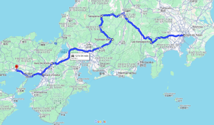 Mon Itinéraire pour 3 semaines au Japon