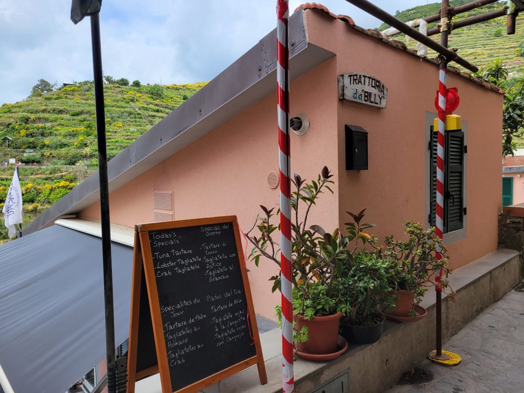 Restaurants Cinque Terre